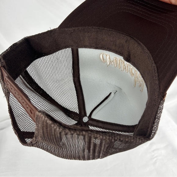 “CRUNCHY" Mesh Back Trucker Ball Cap Hat, Rodeo Collection - Picture 9 of 9